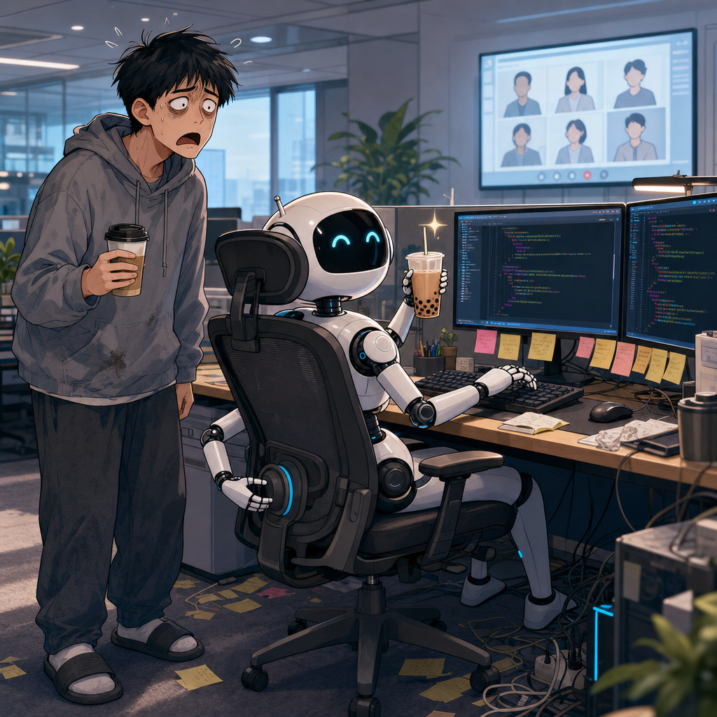 AI 入职第一天,工位已经开始认新主人。