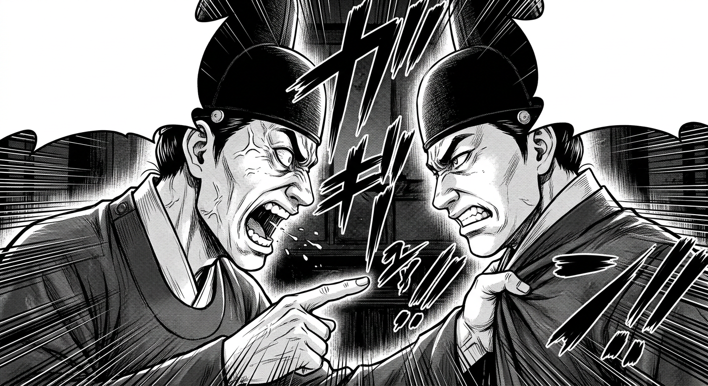 붕당의 폐해가 요즘보다 심한 적이 없었다. 조정의 대신들이 서로를 반역자라 지목하니...