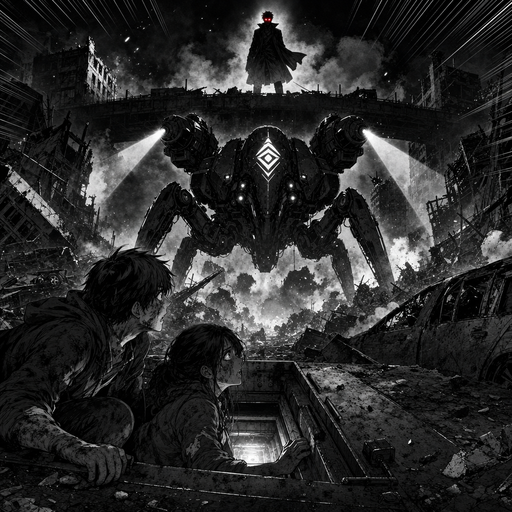 The Tier 9 raid leaves the city in ruins.